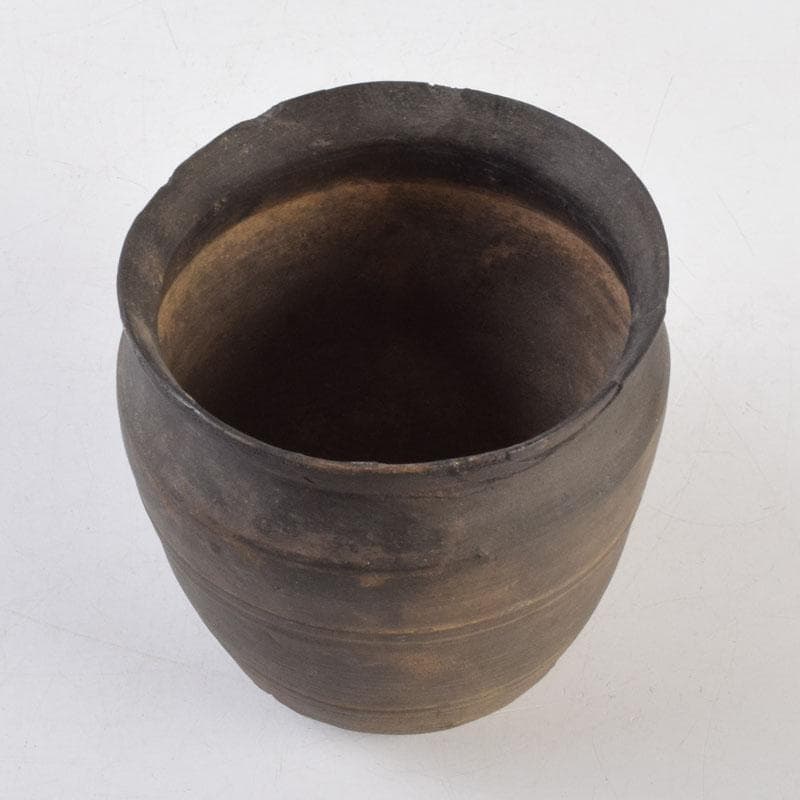 朝鮮美術　須恵器　新羅土器　新羅無細土　持ち手付壷　V　8924