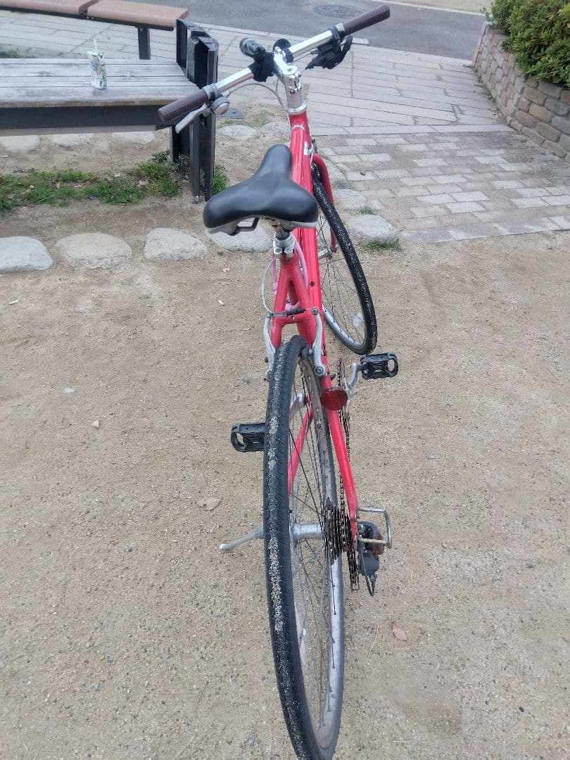 WEEKEND BIKES クロスバイク　26インチ 赤色 　アルミフレーム