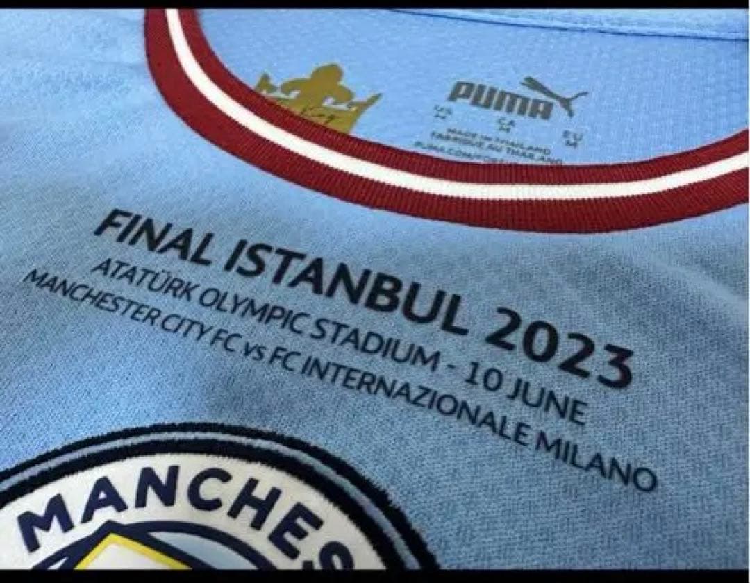 ハーランド　ユニフォーム　シティ チャンピオンズリーグ FINAL 22/23