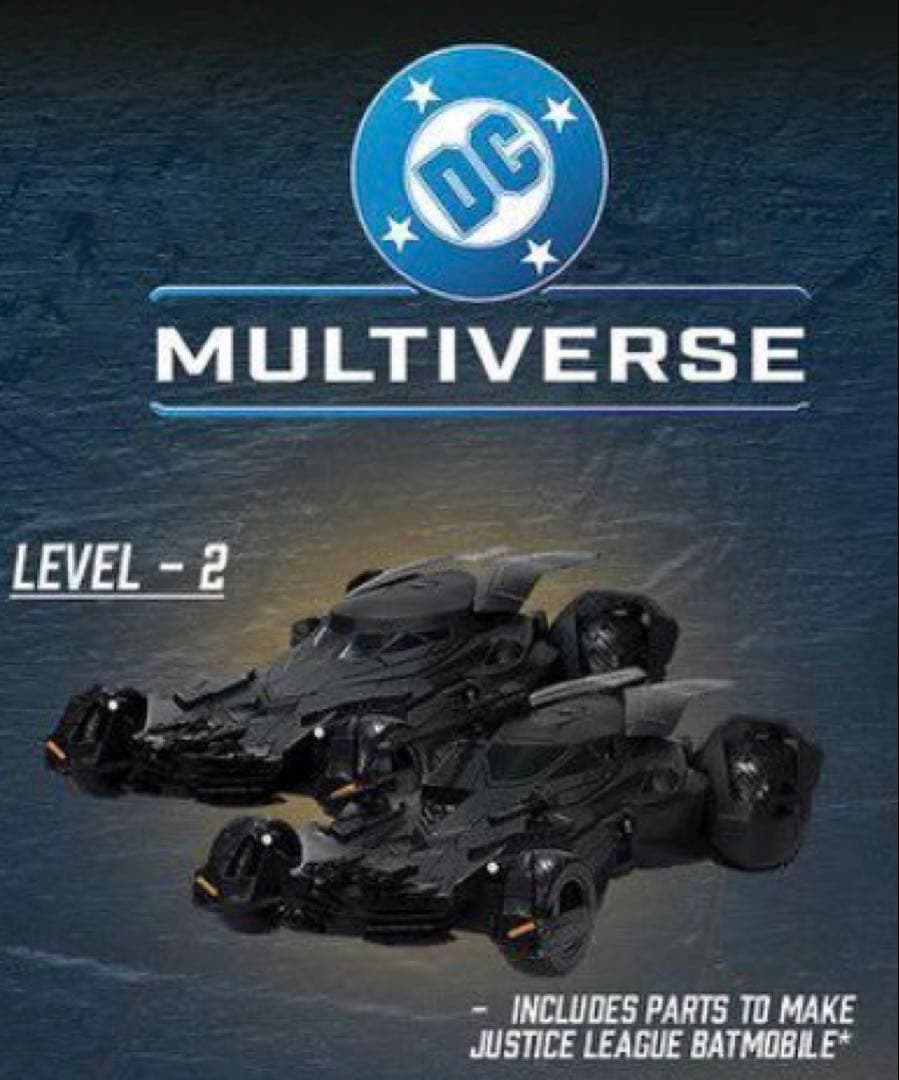 新品、未開封！　DCマルチバース バットモービル　BVS ジャスティスリーグ