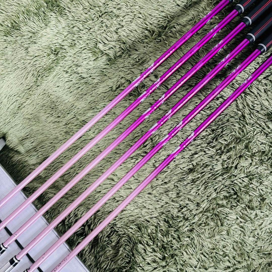 ゼクシオ 10代目 MP1000 ボルドー アイアン6本セット レディースゴルフ