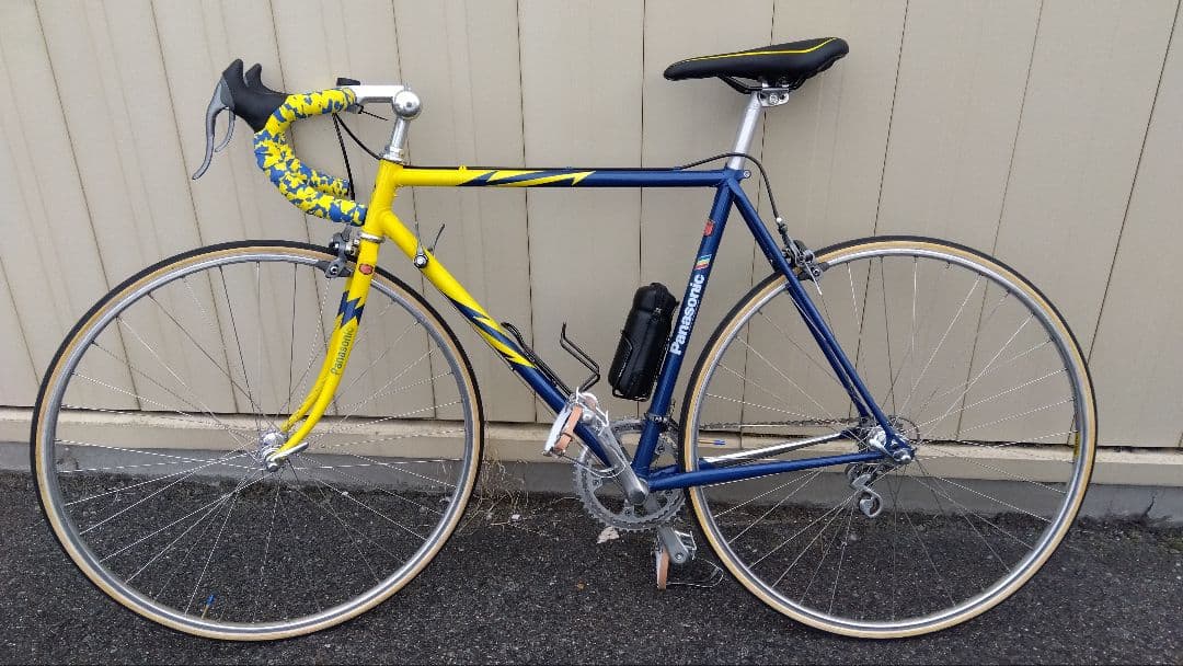 Panasonicクロモリビンテージロードバイク美品