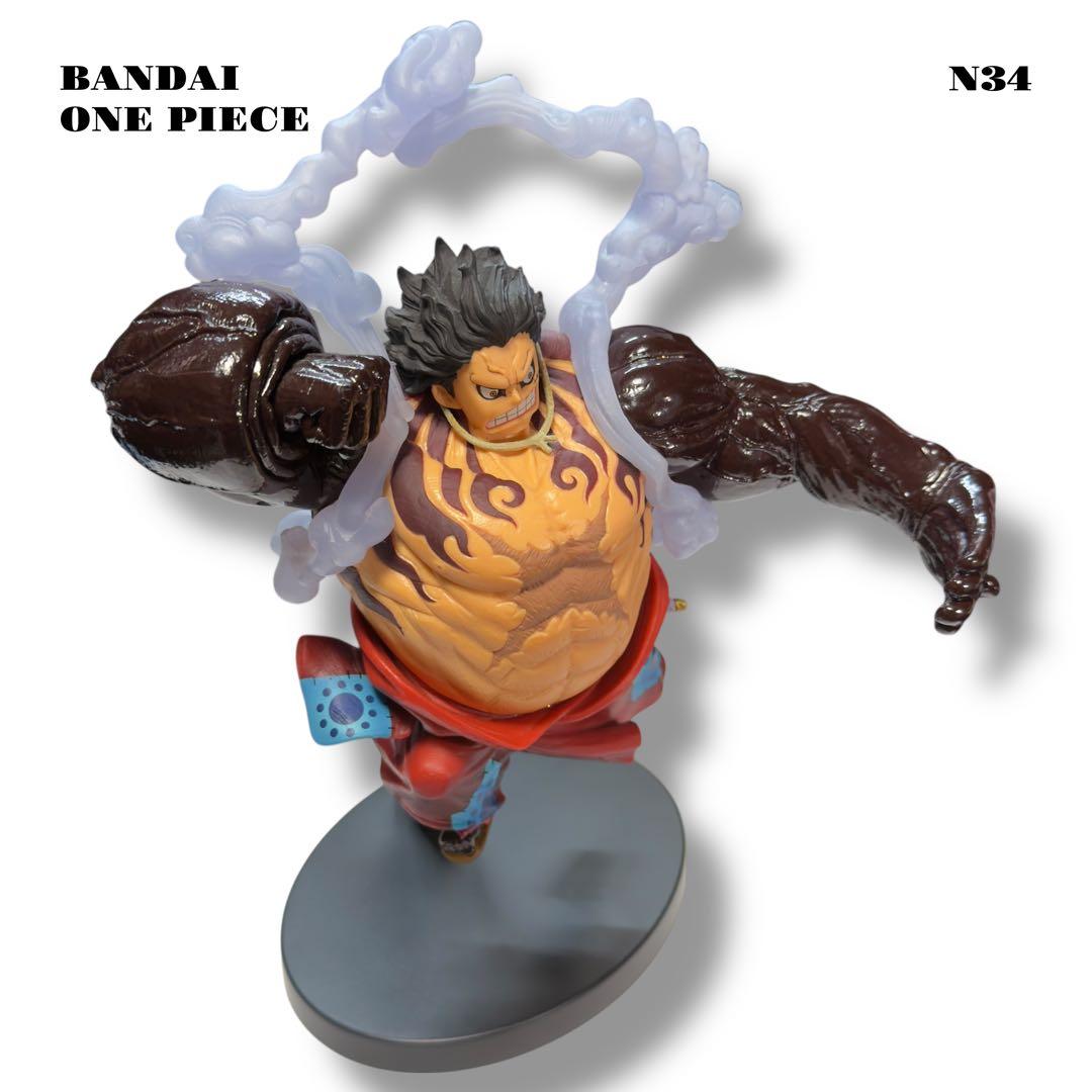 人気品！ BANDAI ONE PIECE フィギュア ルフィ バウンドマン 4