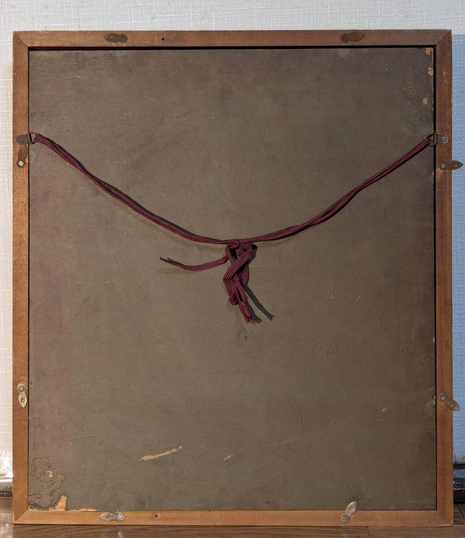 【真作】絵画　井田　油彩3号　荒磯の調べ　力強き海景　岩礁に響く波音　Y125