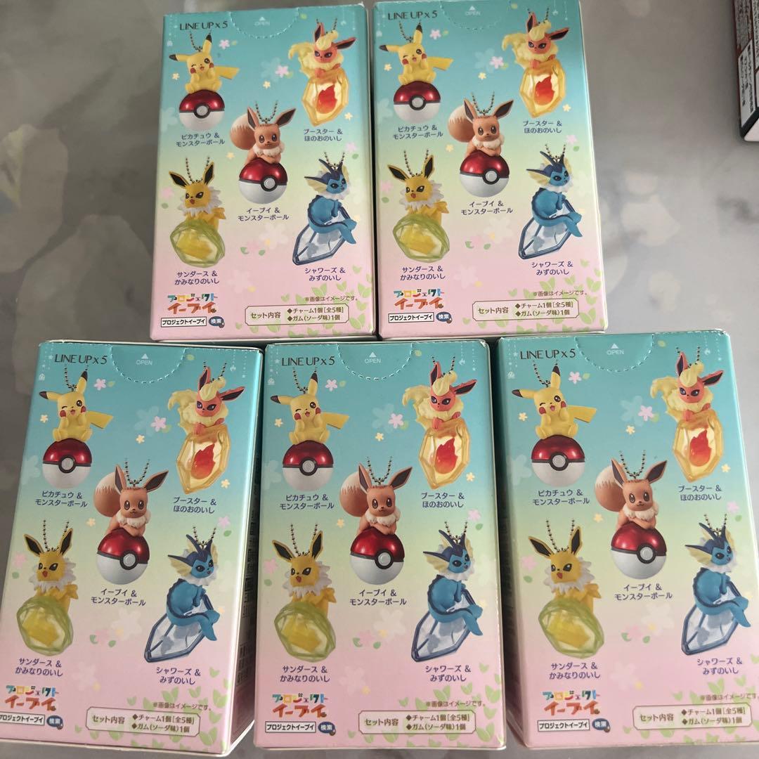 ポケモン とぅいんくるどーり アクリルキーホルダー 5種セット レアポケモン
