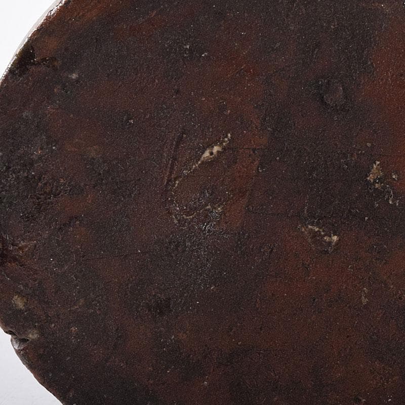 薩摩焼　古薩摩　大へら持ち手付　細長花生　花瓶　時代箱　M　R8727