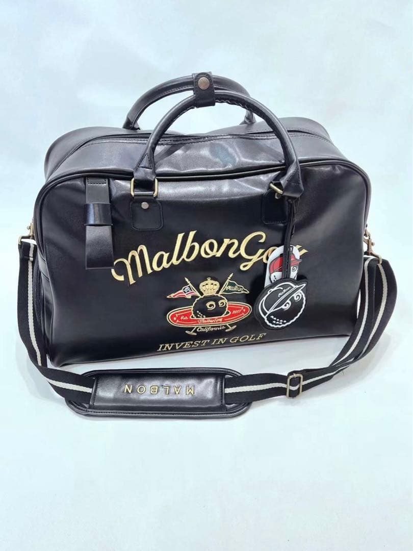 ゴルフ用 ボストンバッグ 着替え入れ 黒