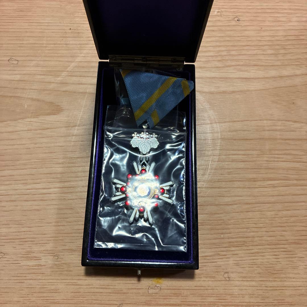 【勲章】瑞宝単光章（ずいほうたんこうしょう）