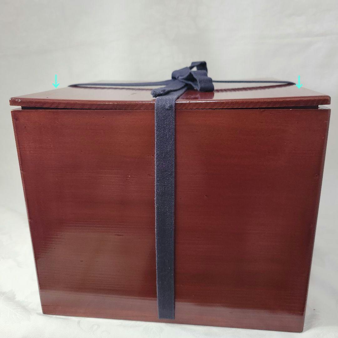 黒糸目独樂つなぎ蒔絵　食籠　即中斎書付