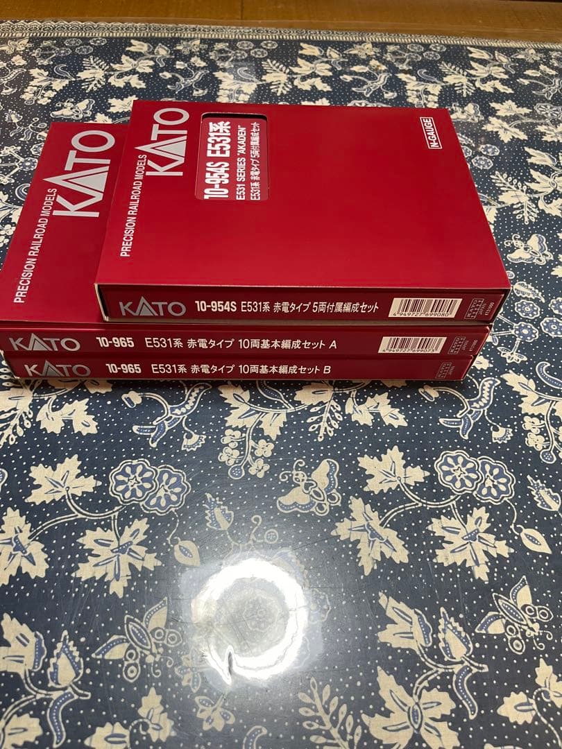 KATO E531 赤電タイプ　10両基本＋5両付属編成セット