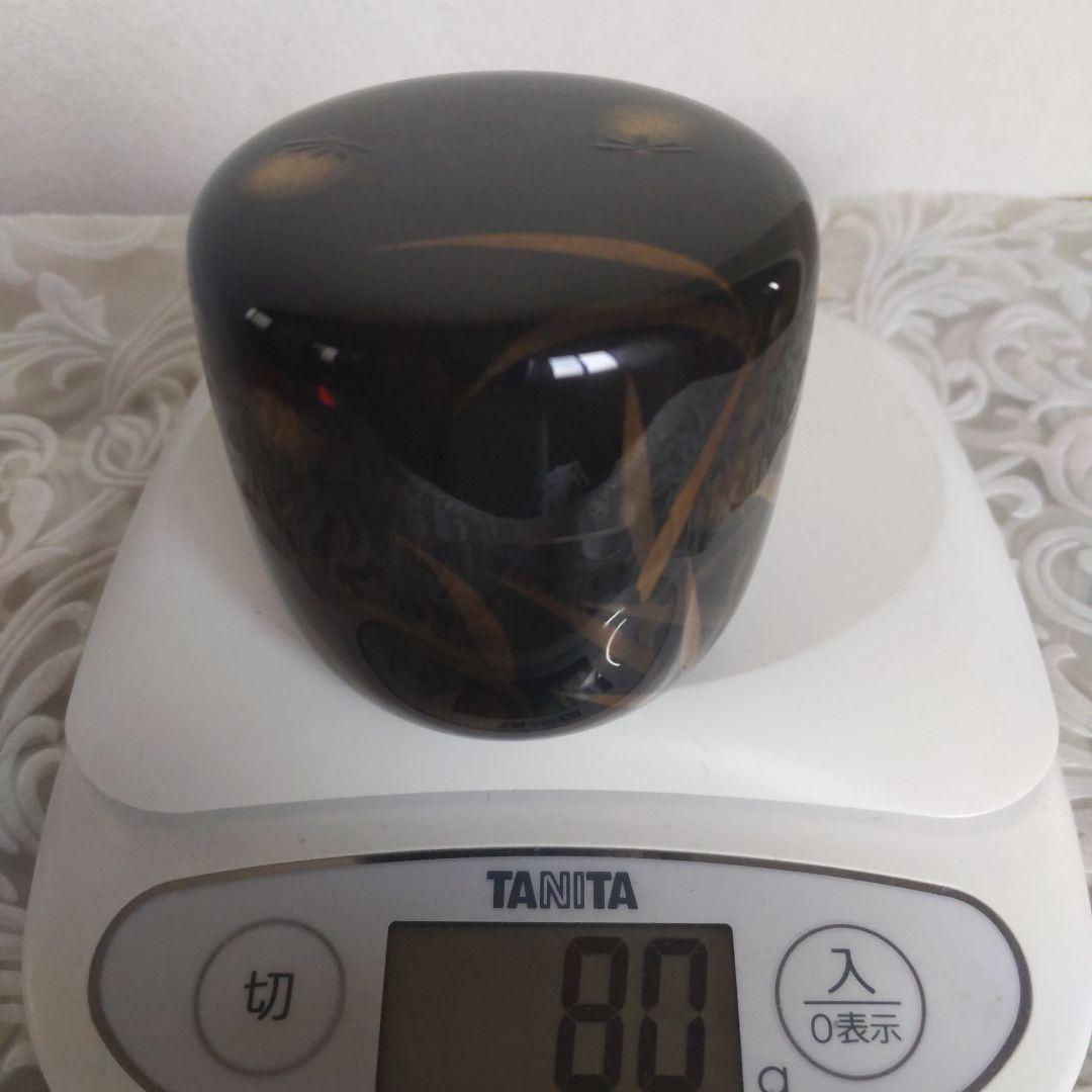 茶道具　大棗　中村宗秀　作　書付︰而妙斎　蛍　二重箱　夏　表千家　【匿名配送】