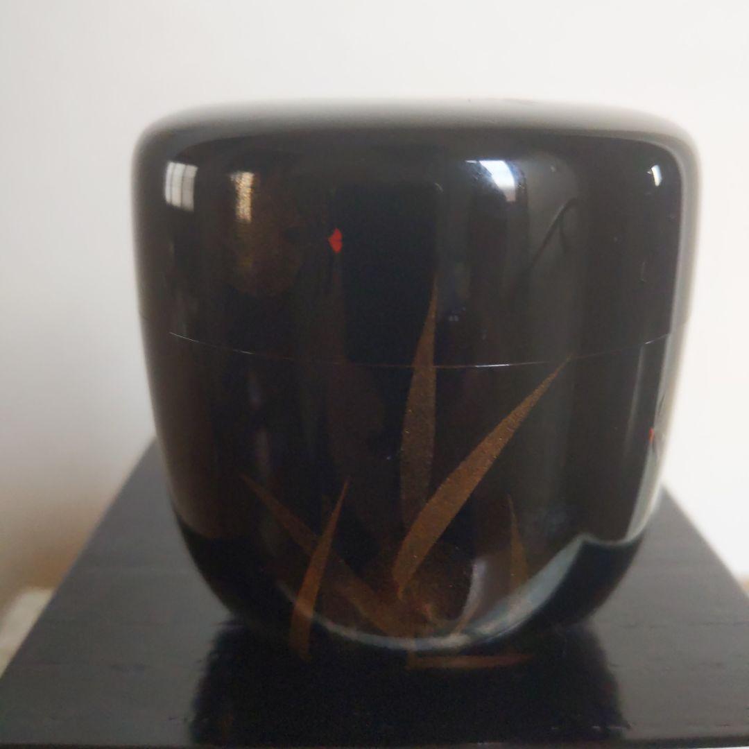 茶道具　大棗　中村宗秀　作　書付︰而妙斎　蛍　二重箱　夏　表千家　【匿名配送】