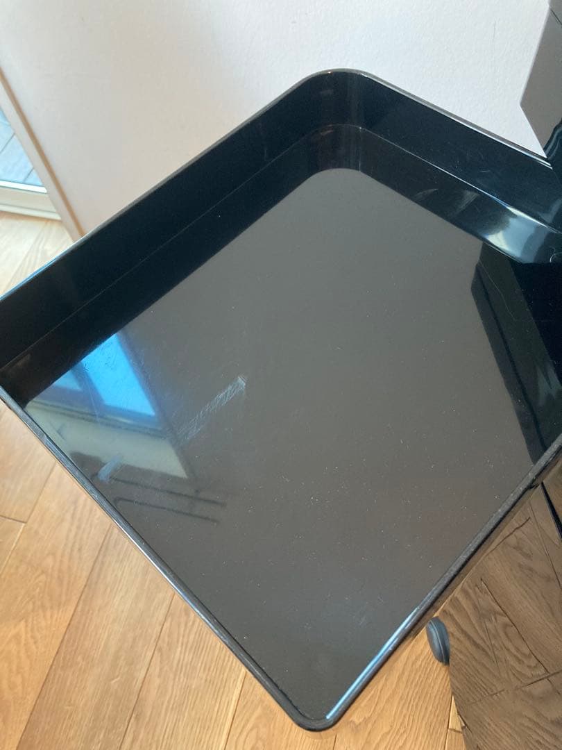 B-LINE ボビーワゴン 3段3トレイ ブラック