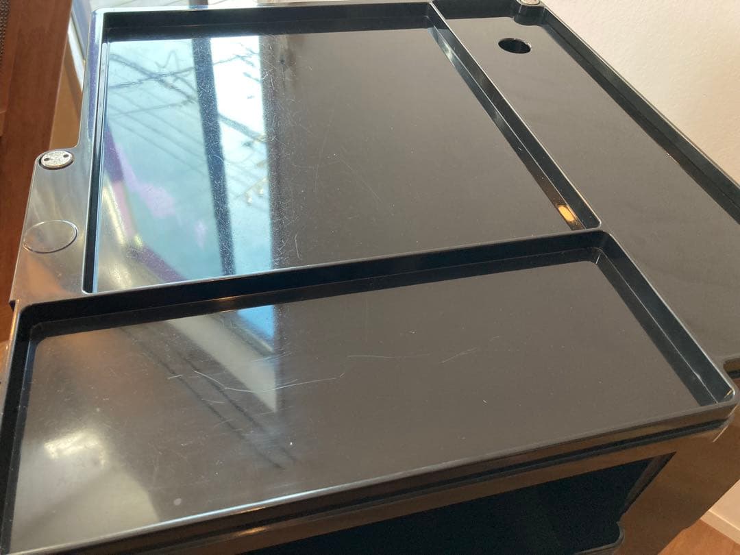 B-LINE ボビーワゴン 3段3トレイ ブラック