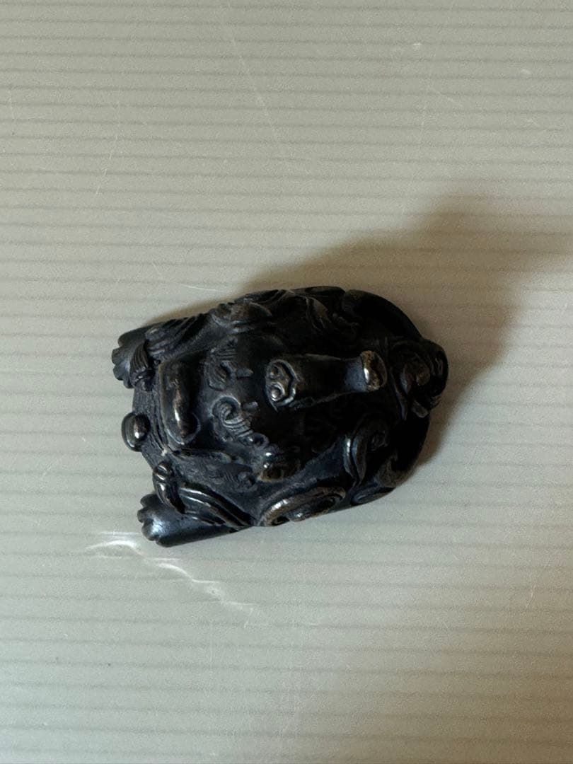 2718 水滴 ブロンズ 獅子 書道