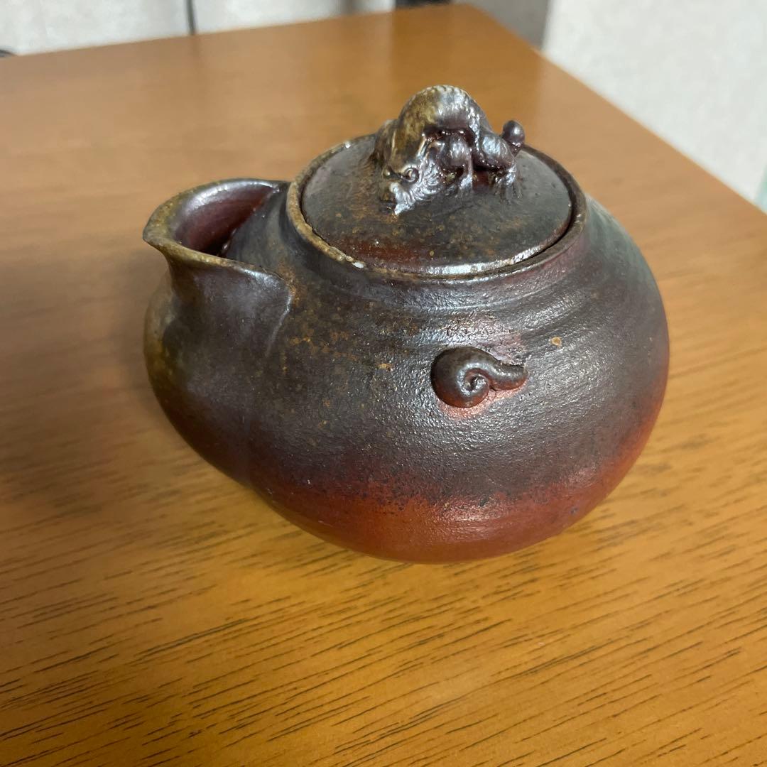 備前焼 宝瓶 竜のつまみ