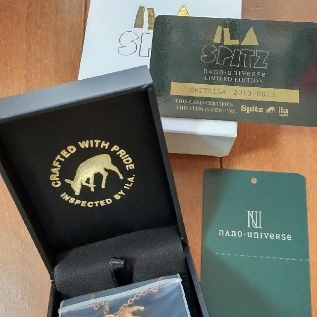 【限定品】Spitz+ila チョーカー&ピンバッジ nano・universe