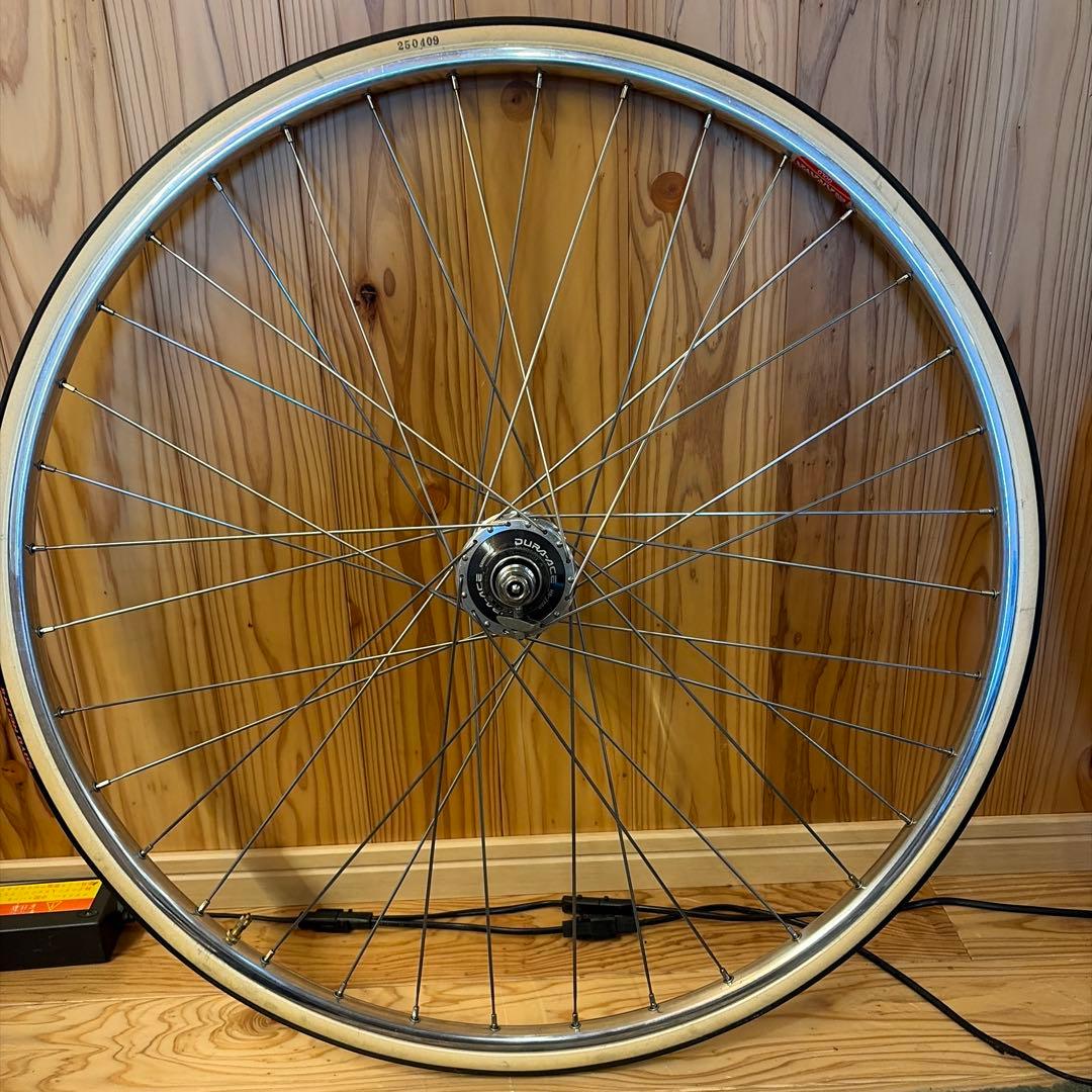 競輪 DURA-ACE HB-7600 完組ホイール 2本セット