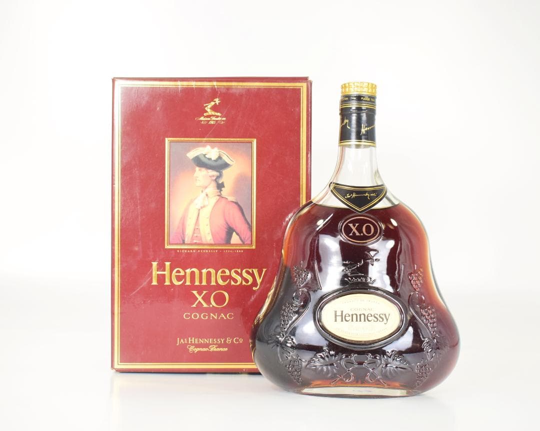Hennessy コニャック ヘネシーXO ブランデー 金キャップ 箱付