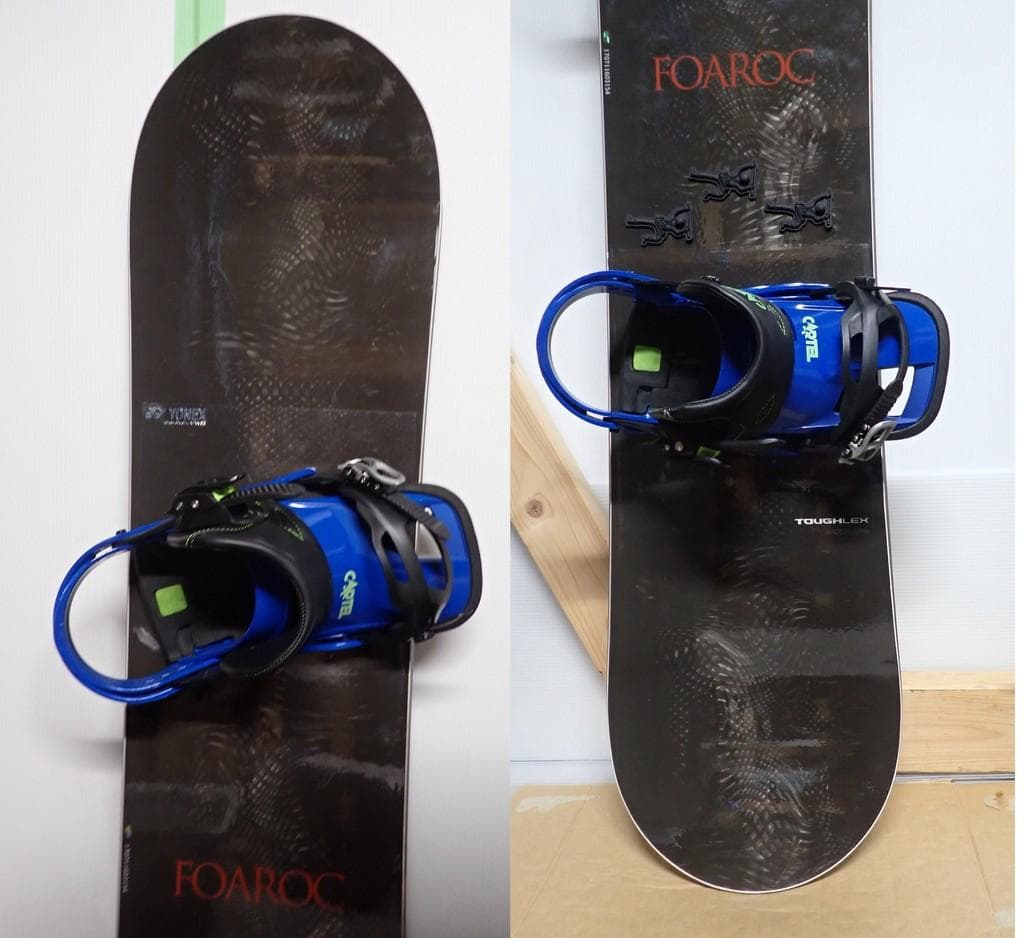 YONEX FOAROC 154cm+BURTON CARTEL M 中古セット