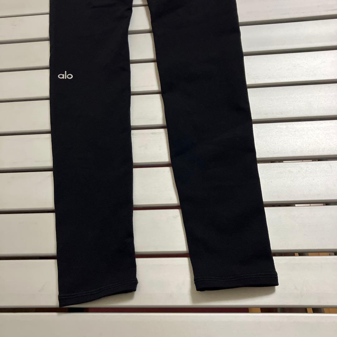 alo ハイウェスト　ヨガパンツ　s ブラック