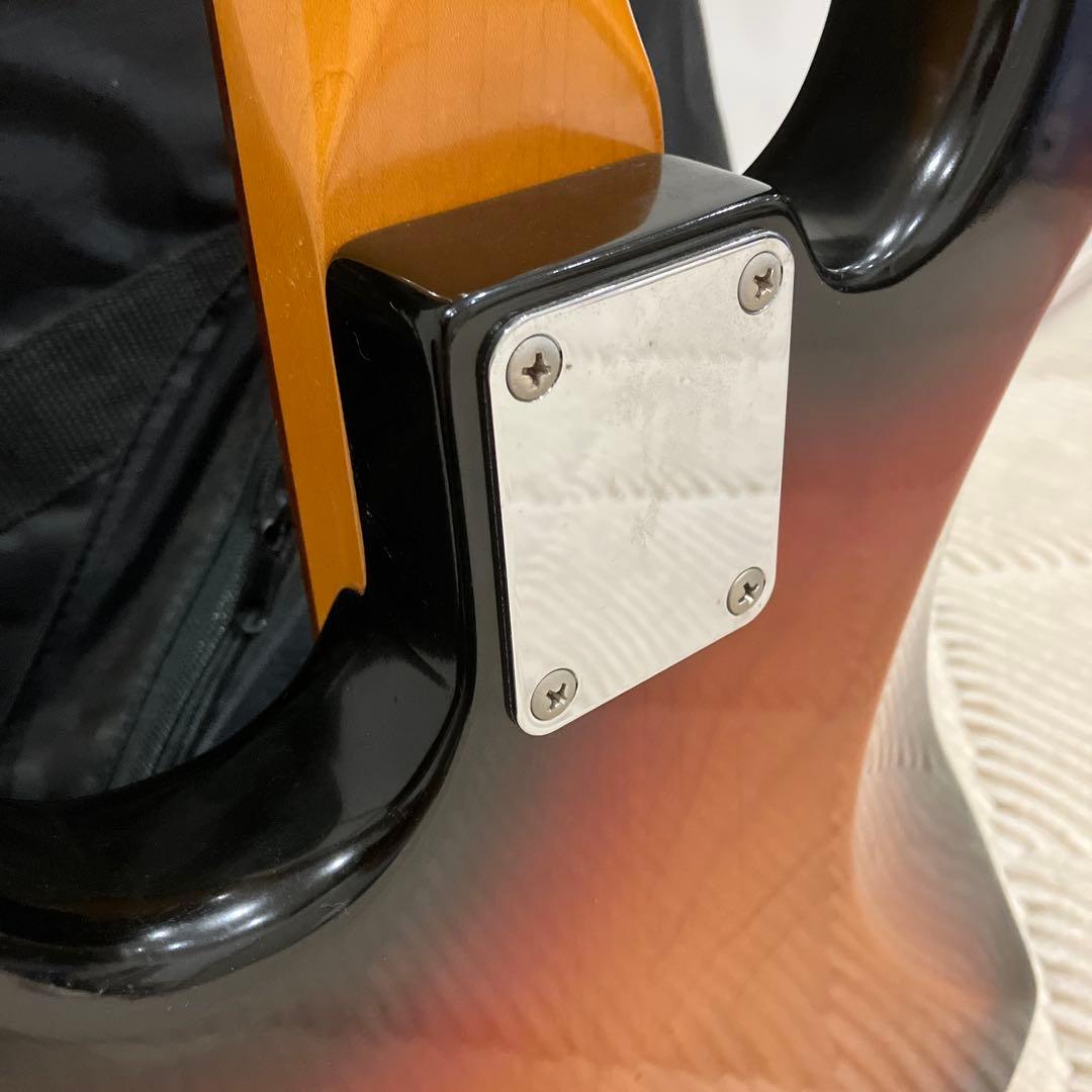 エレキベース Edwards サンバースト ケース付き