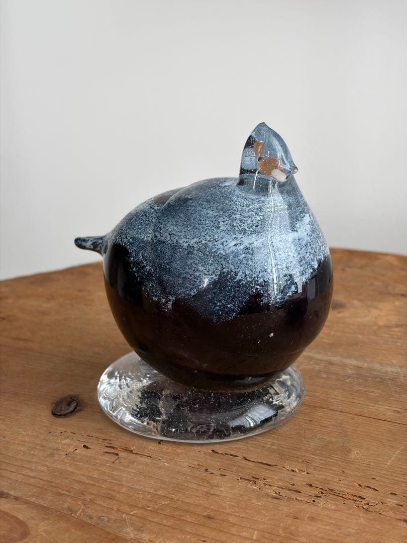 スウェーデン製 Haparanda Glasbruk ガラスの鳥 オイバトイッカ