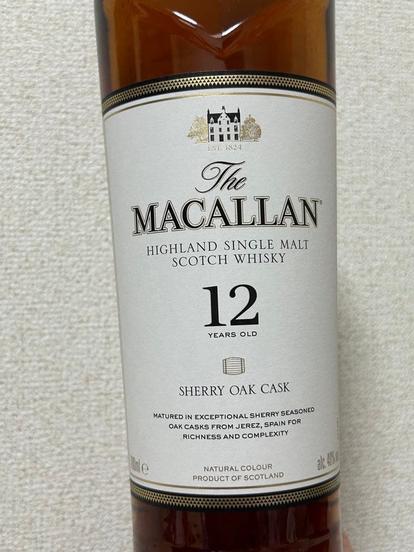 こうちゃんさん 専用。マッカラン12年 シェリーオークカスク 現行 4本