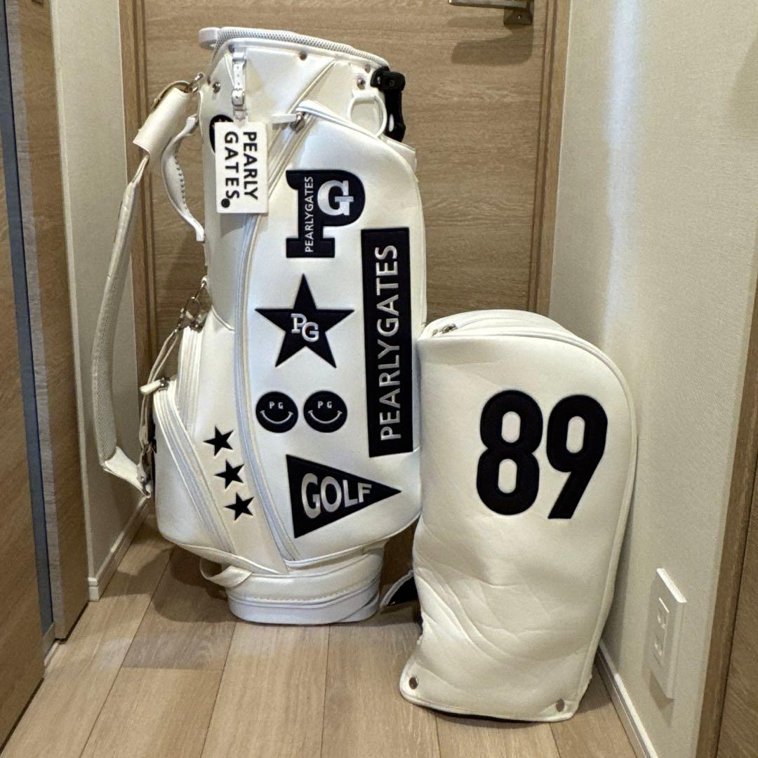 PEARLY GATESパーリーゲイツ 合皮スタンドキャディバッグ 6分割