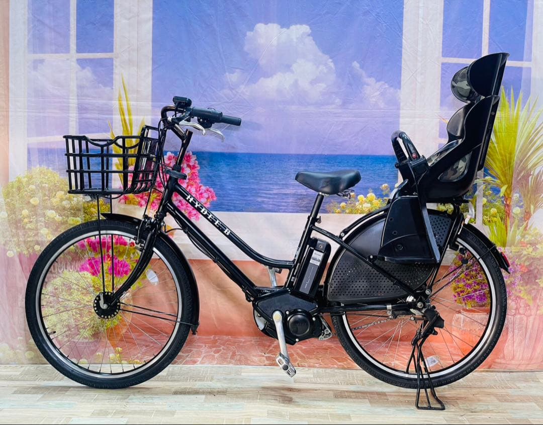 ⭐️新品バッテリー⭐️HYDEE！26インチ⭐️ハイディー子供乗せ電動自転車Y3428