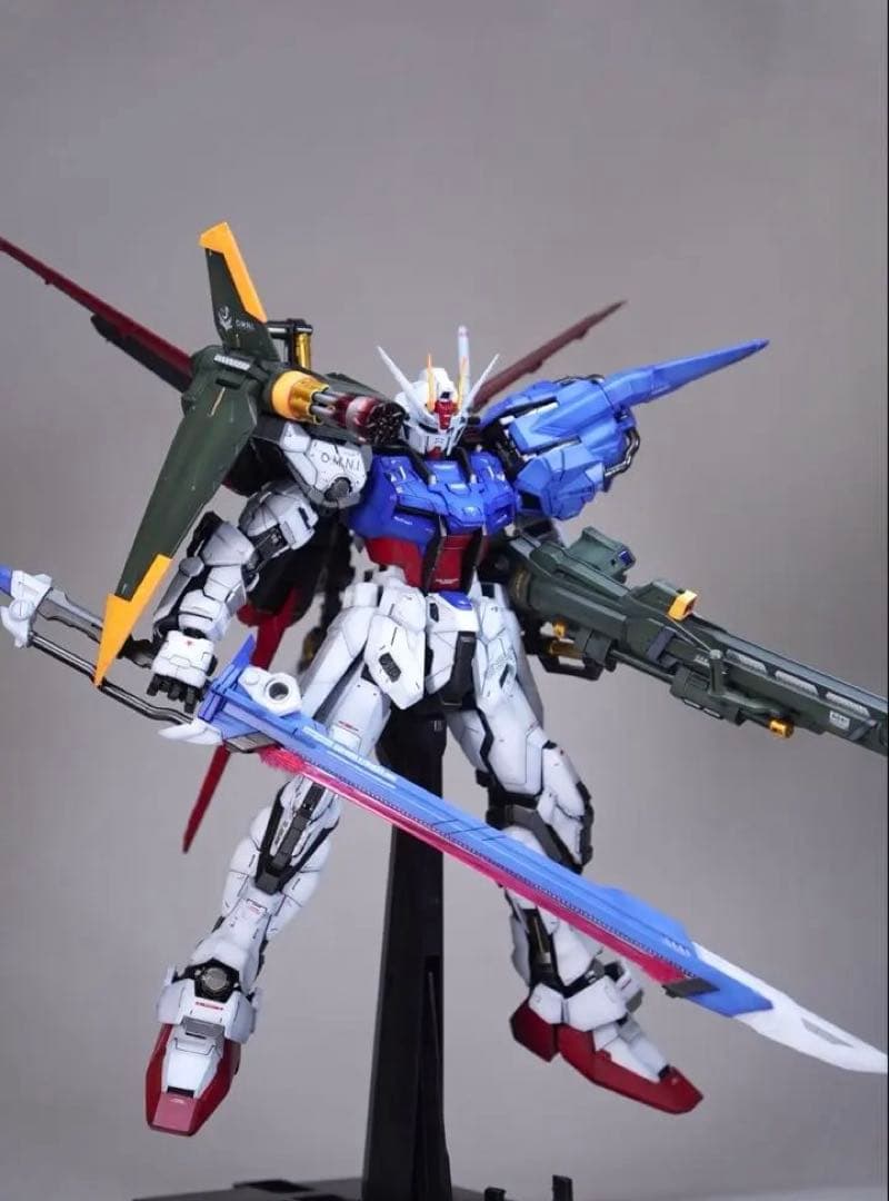 PG パーフェクトストライクガンダム　スカイグラスパー　セット　完成品