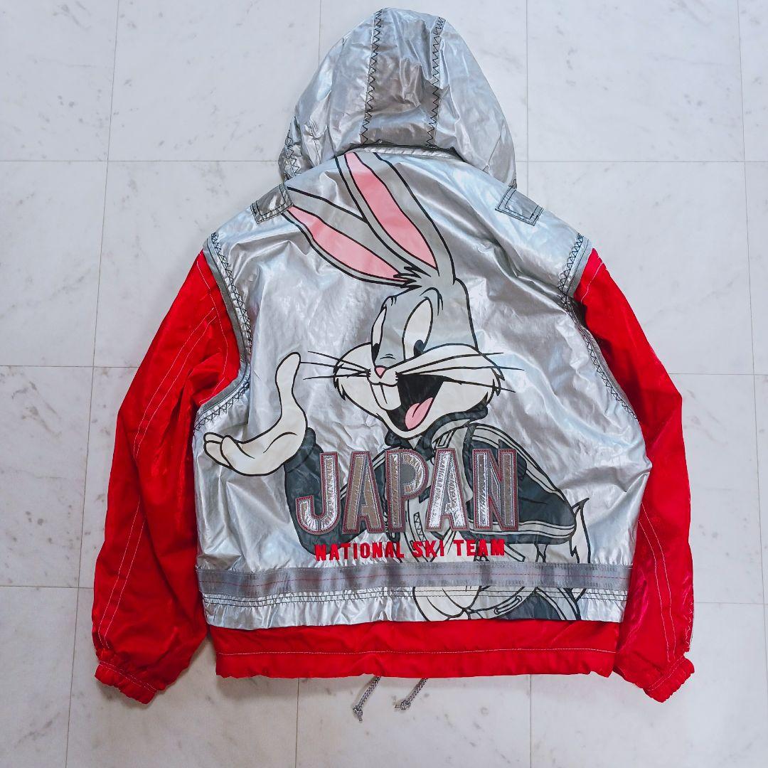 【90s 日本製】GOLDWIN 日本代表 スキーウェア 上下　バックスバニー