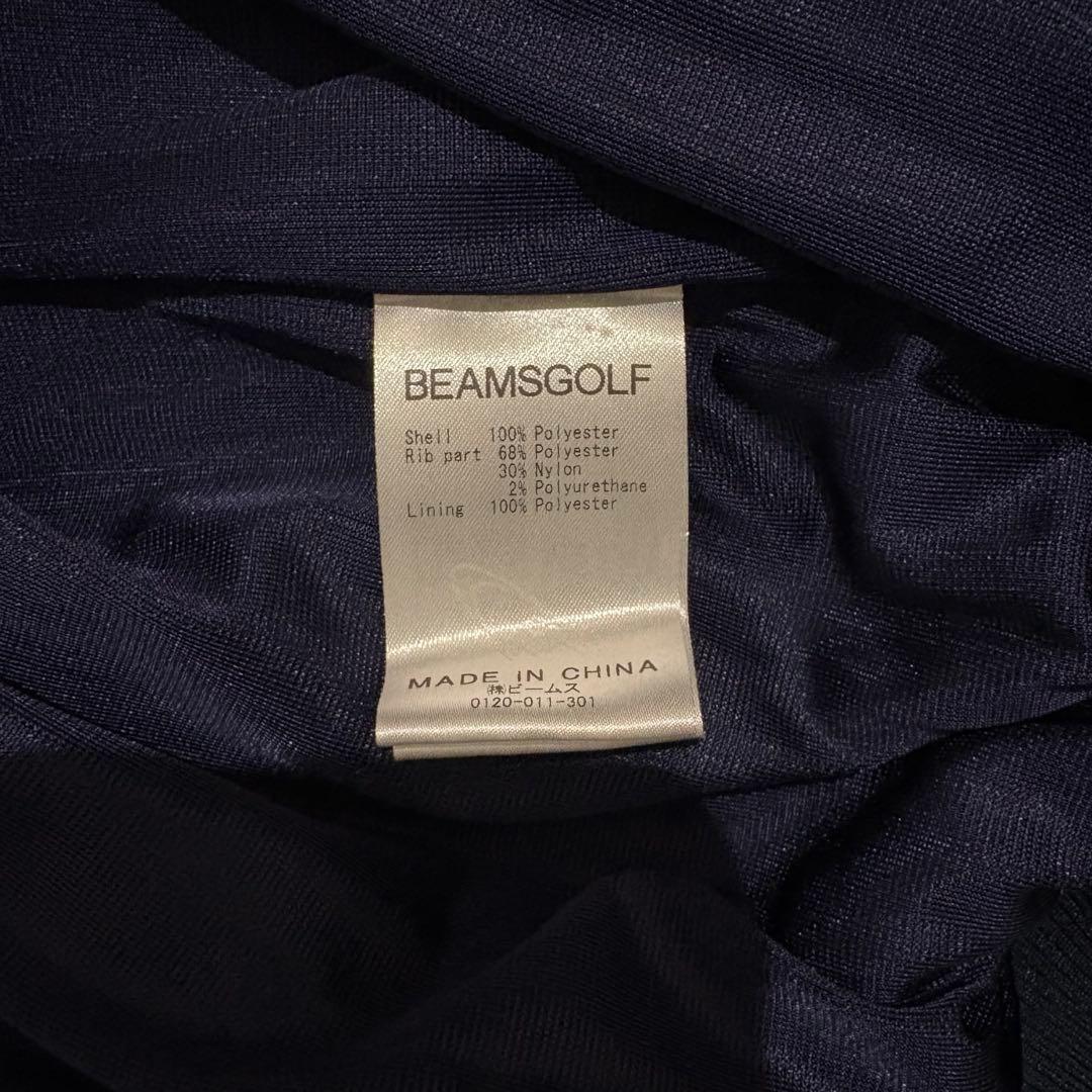 美品【ビームスゴルフ】タラッティ プラクティス プルオーバー ネイビー M 防風