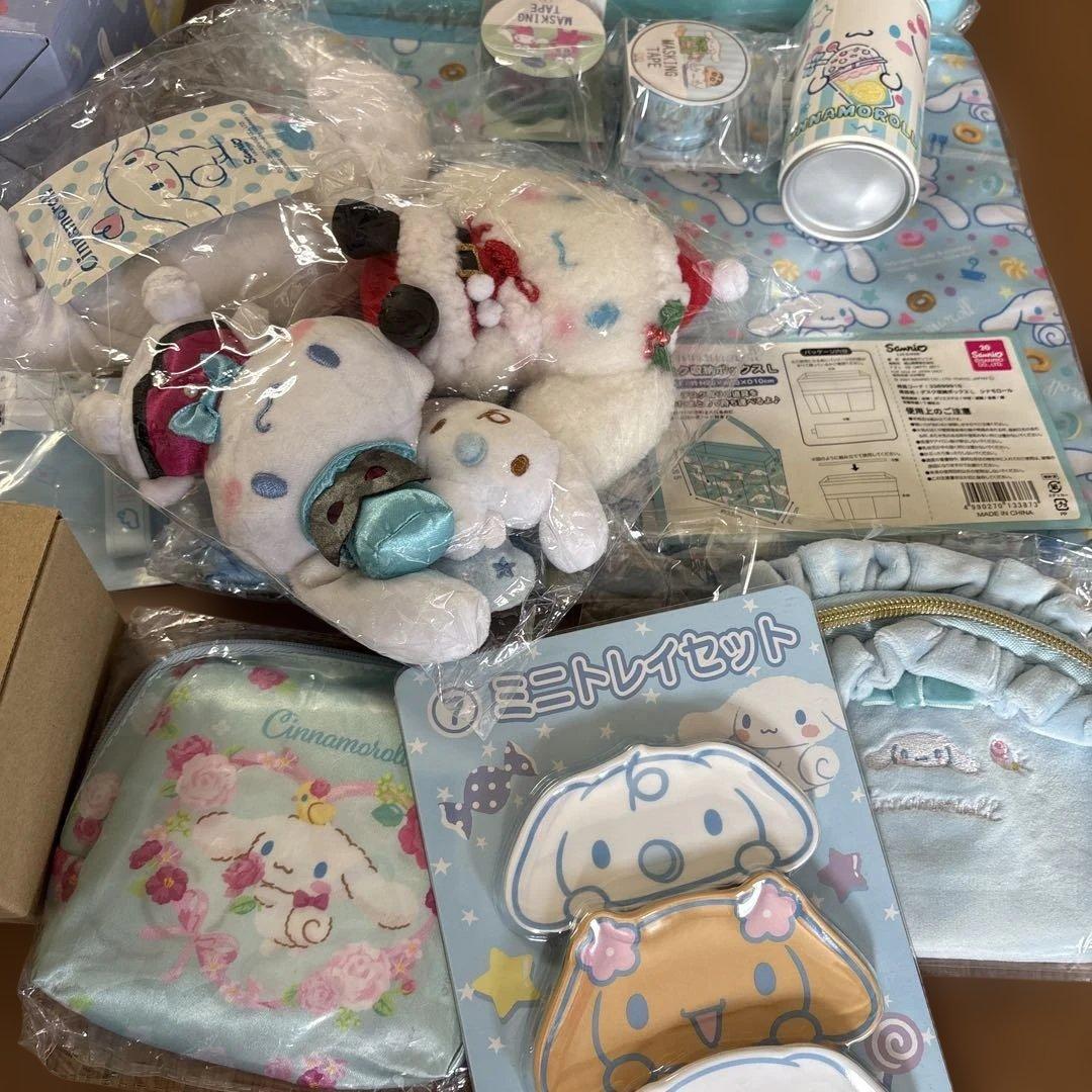 シナモロール まとめ売り チェスト付きクロック プラチェスト コスメラック