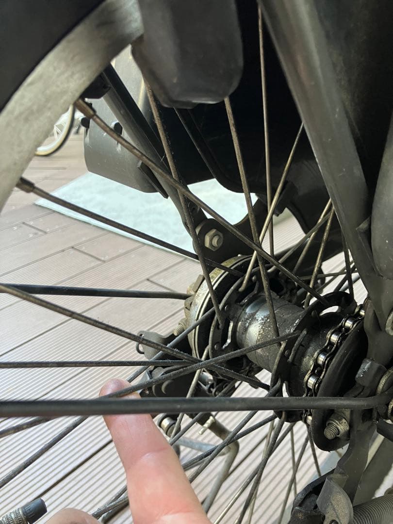 世田谷区　引き取り限定　ビッケ　bikke 子乗せ電動自転車　不具合有り