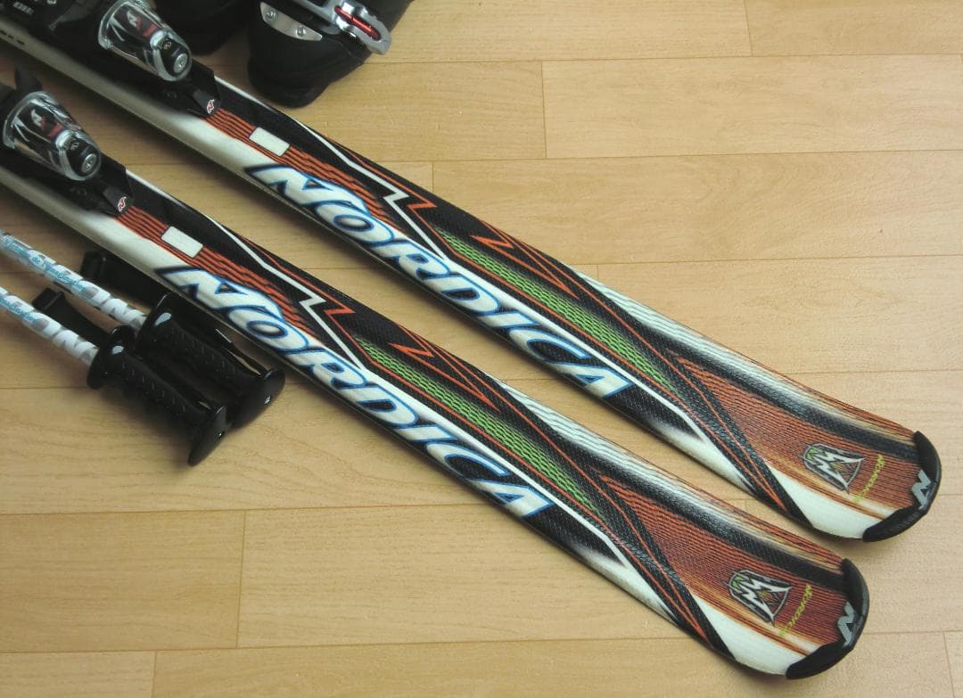 ■■送料無料■NORDICA■メンズスキーセット■板168靴27.5■メンテ付■