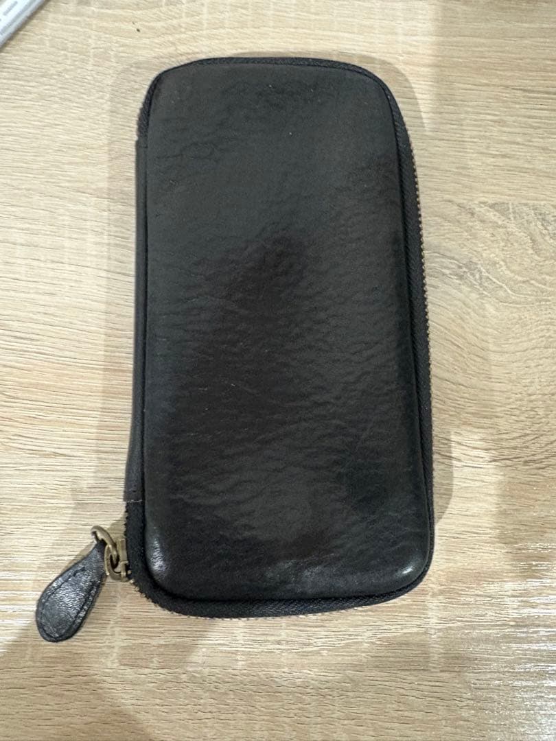 最終値下げ　 工房楔黒柿孔雀杢 工房楔ルーチェペン　アンドリーベジップペンケース