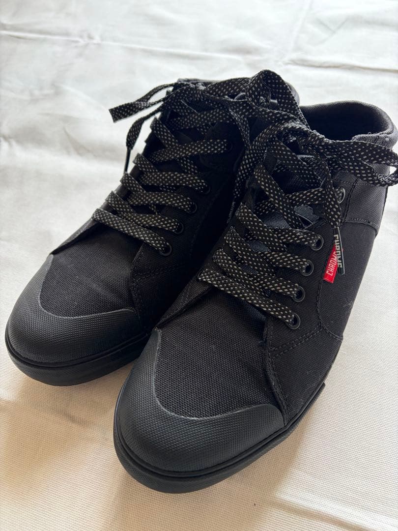 CHROME ブラック ハイカットシューズ