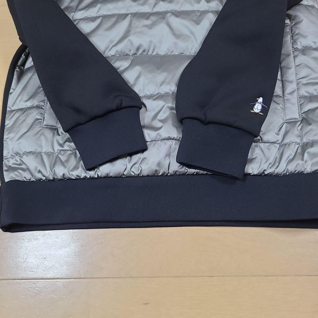 Munsingwear 中綿トレーナー グレー/黒 L 裏起毛 スニードジャック