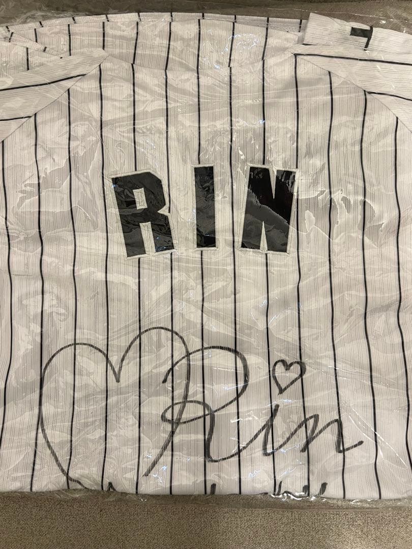 Mスプラッシュ RIN 直筆サイン入りユニフォーム新品未使用タグ付き 千葉ロッテ