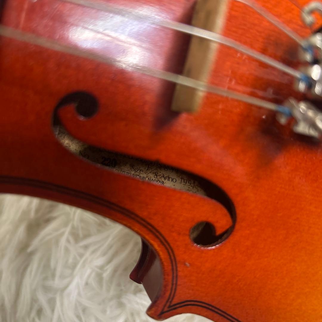 【美品】SUZUKI バイオリン No.220 1/8 1991年製