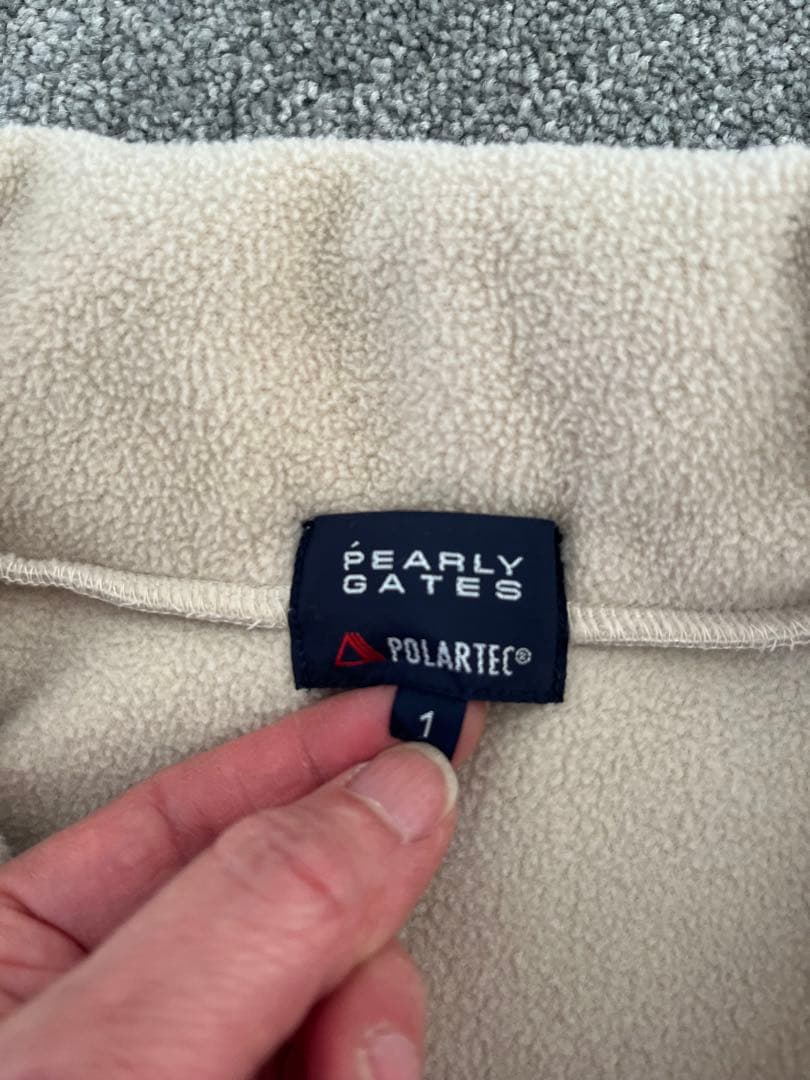 Pearly Gates 半袖シャツ ベージュ サイズ1 Mサイズ