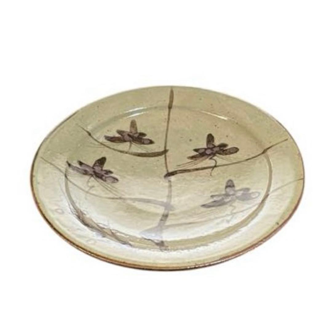 十三代 中里太郎右衛門陶房 絵唐津 皿 22cm 共箱 栞付 唐津焼