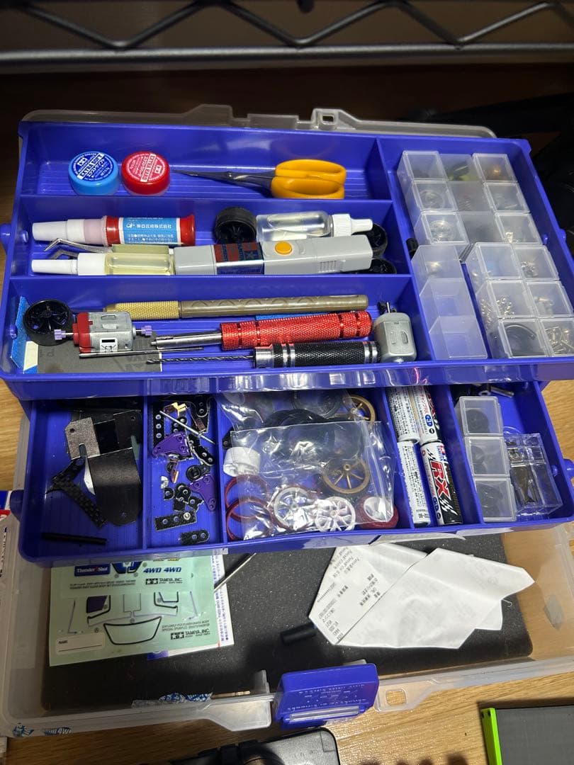 ミニ四駆引退セット　MSフレキ車体や限定パーツ人気治具等多数