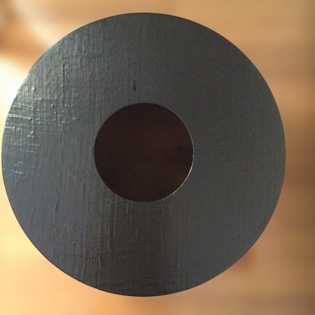 アンティーク　輪島塗り　火鉢　大型　五徳と火箸　木箱付き