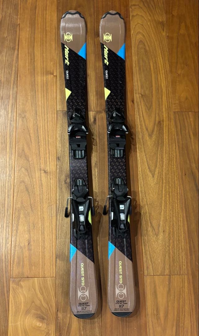 HART QUESTセット (スキー板117㎝&ストック)