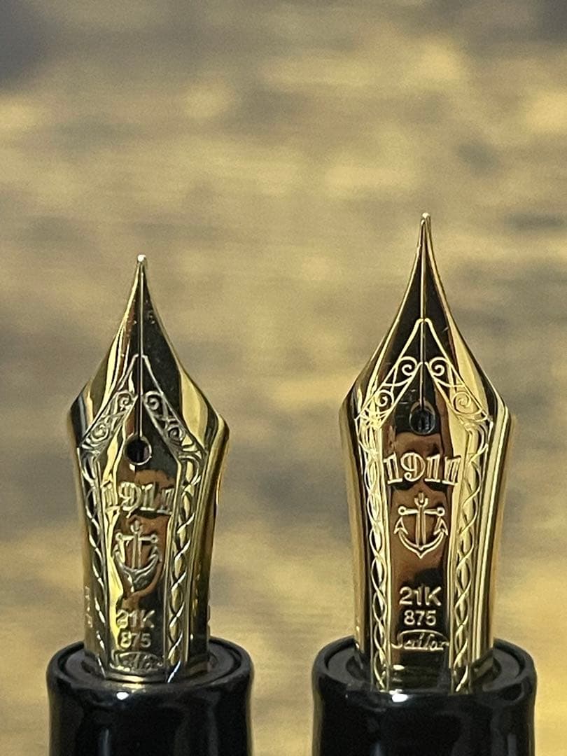 試筆のみ　旧型ニブ　21k 字幅F プロフィット21 セーラー　万年筆