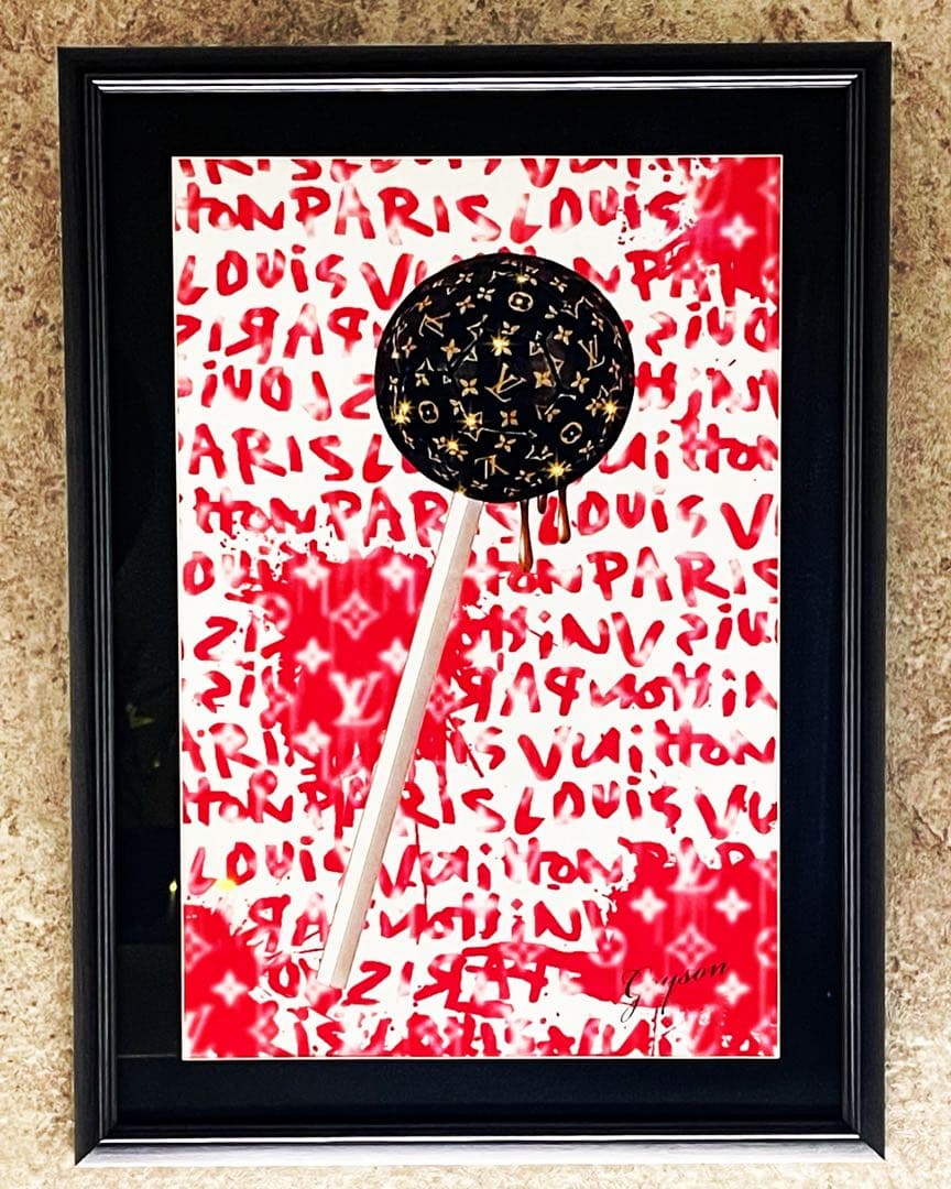 Grysonアート2.5Lヴィトンキャンディパロディオマージュアート