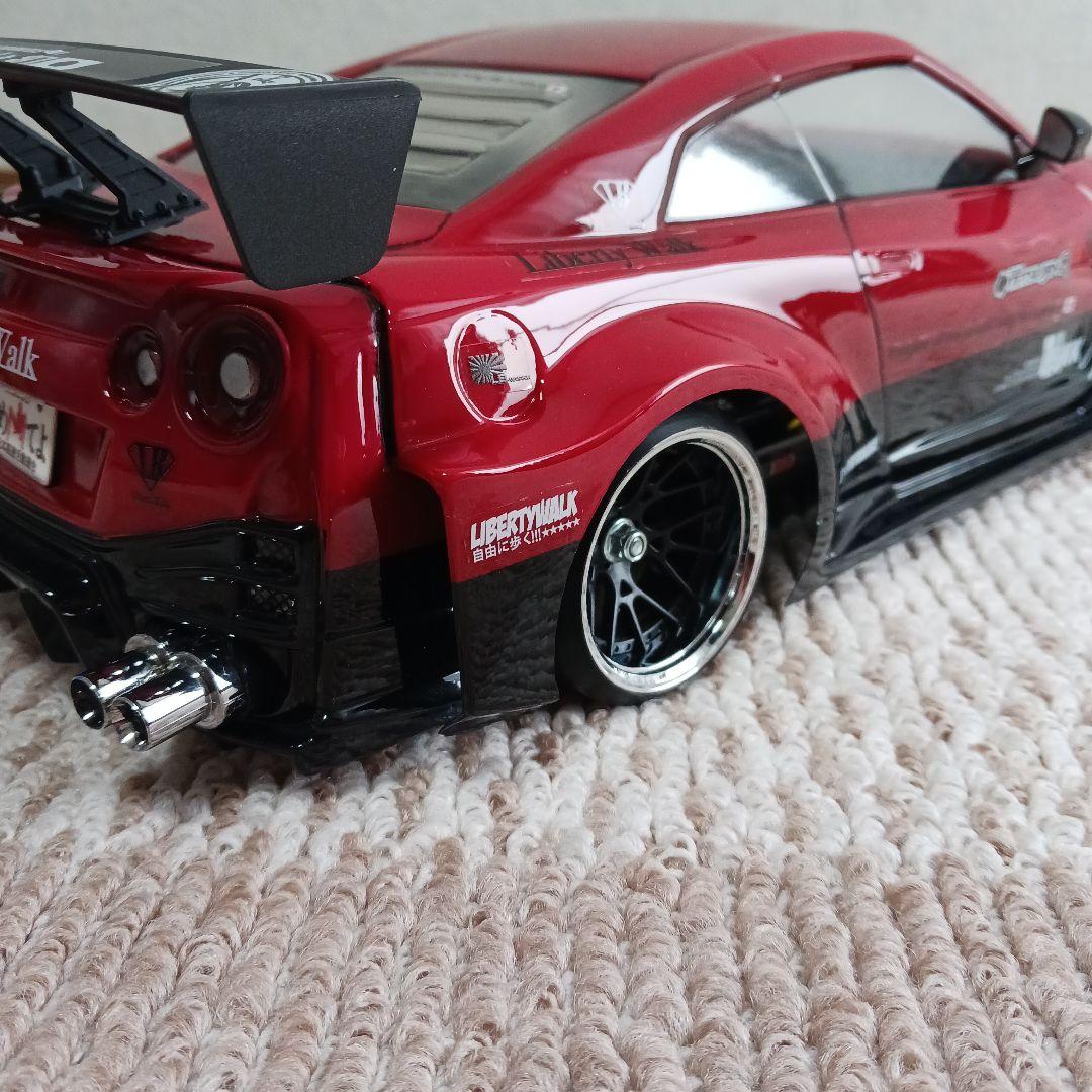 タミヤ TT02 シャーシ、GT-R R35 リバティウォークボディ