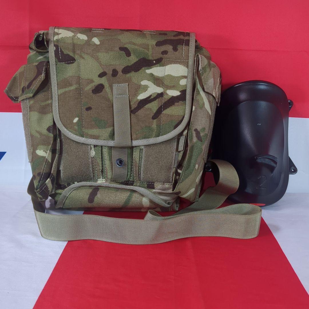 イギリス軍GSRレスピレーター（バッグ＆プラスチックホルダーフレーム付き）